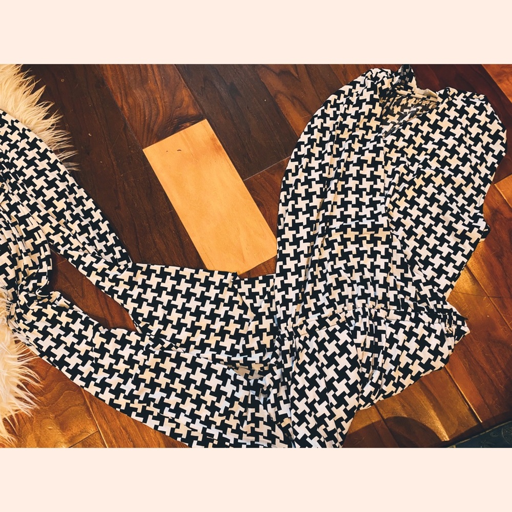 michael kors patterned jumpsuit